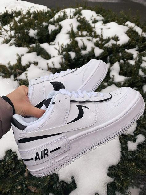 Air Force 1 Shadow Black x White