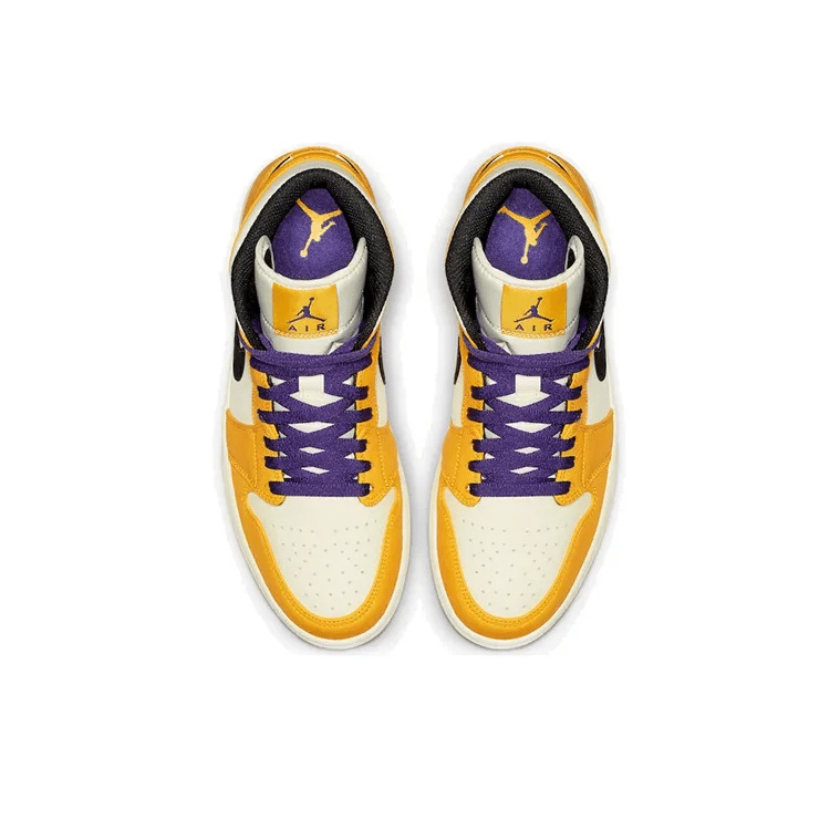 Air Jordan 1 Mid 'Lakers' 852542-700