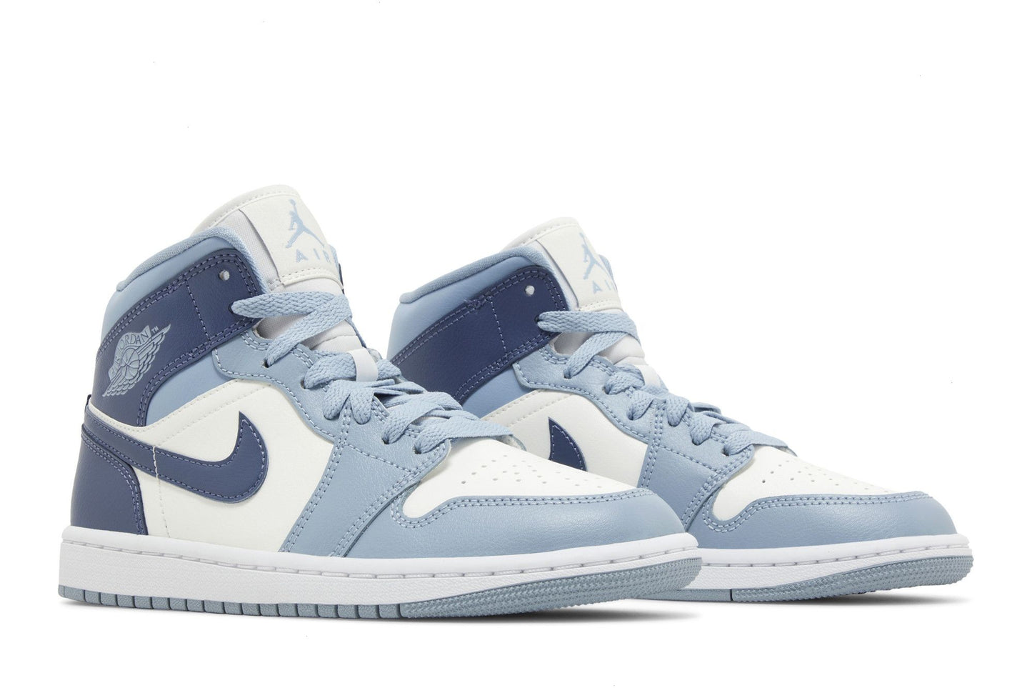 Air Jordan 1 Mid 'Sail Diffused Blue' BQ6472-140