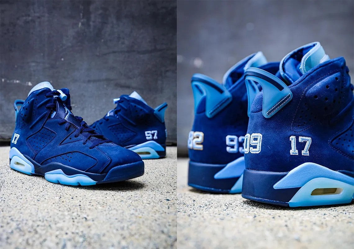 Air Jordan 6 UNC Tar Heels Six Championships PE