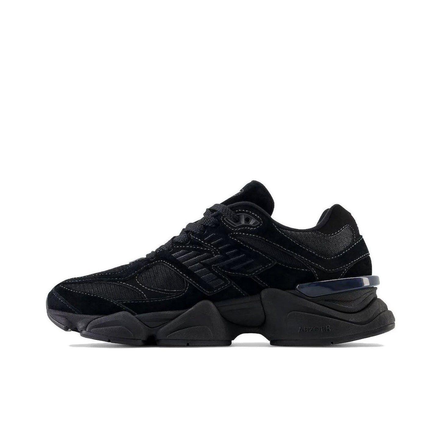 New Balance 9060 Triple Black Leathers - U9060NRI