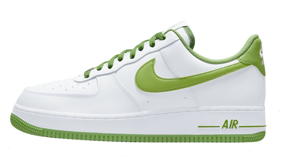 Air Force 1 '07 Shoes "Candy Apple" White Chlorophyll Green