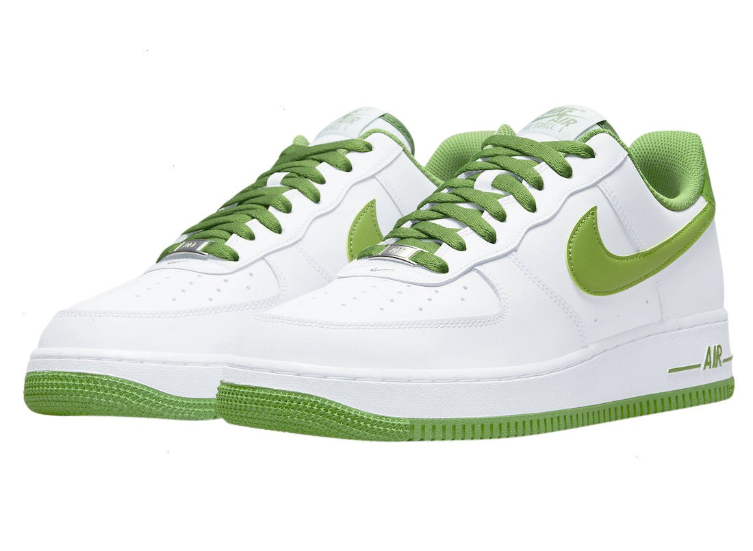 Air Force 1 '07 Shoes "Candy Apple" White Chlorophyll Green