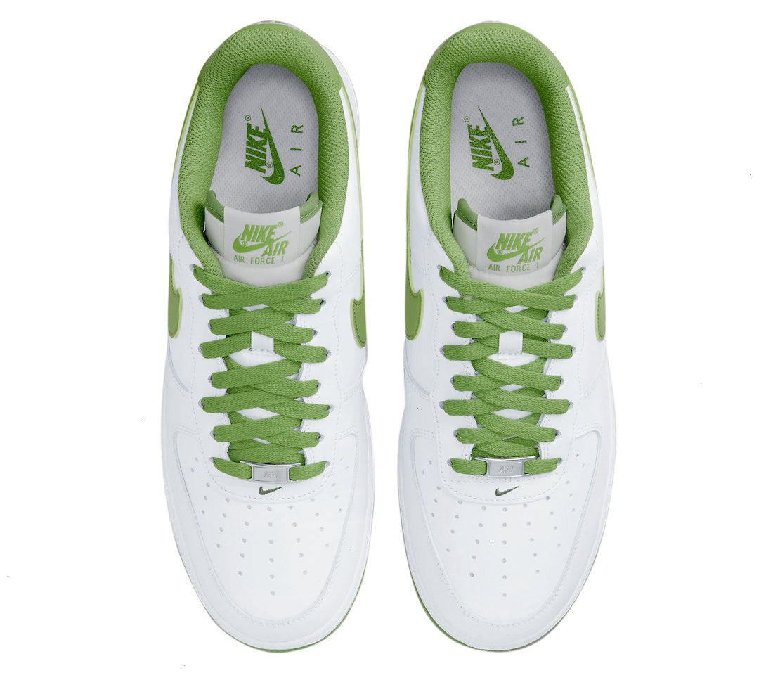 Air Force 1 '07 Shoes "Candy Apple" White Chlorophyll Green