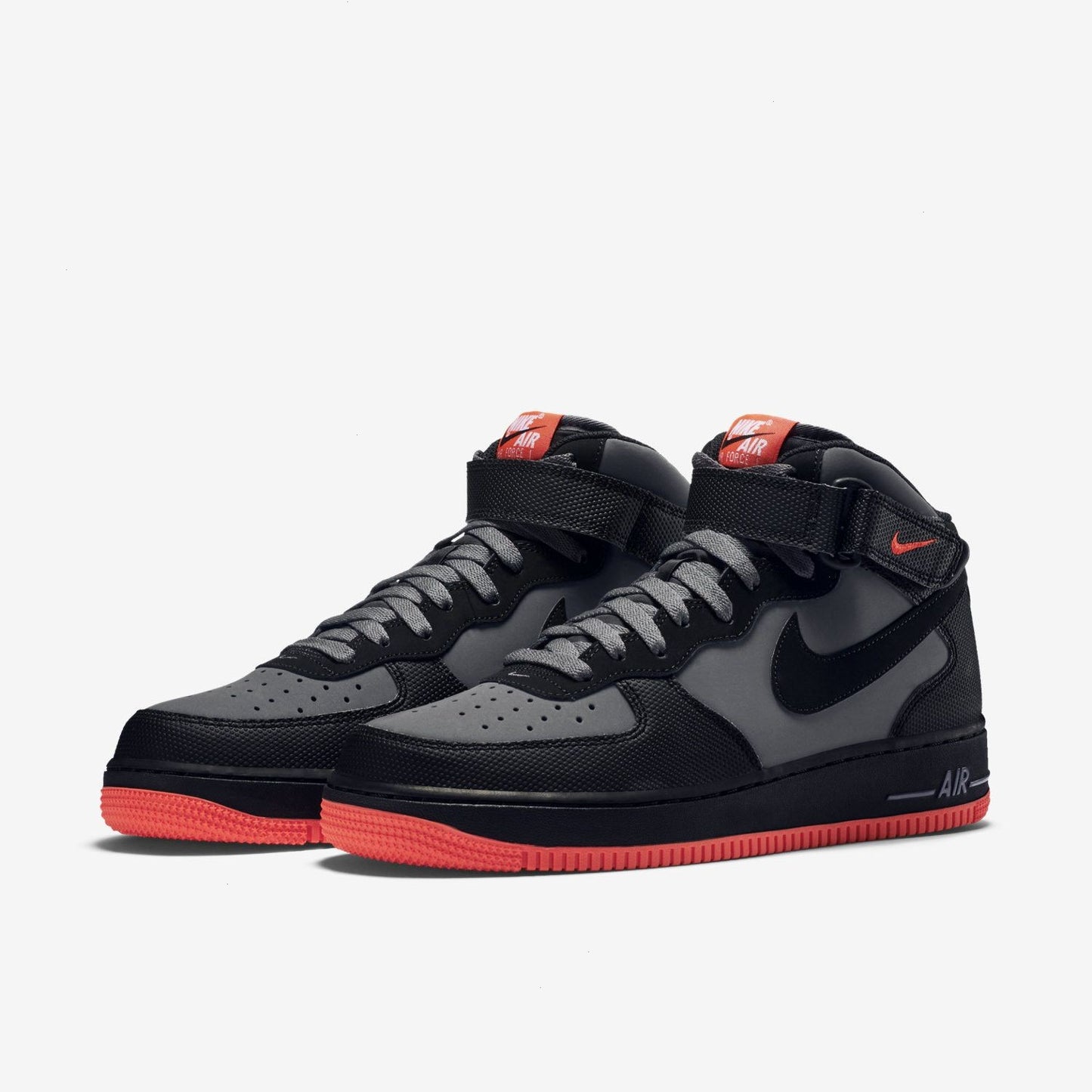 Air Force 1 Mid '07 'Dark Grey Crimson'