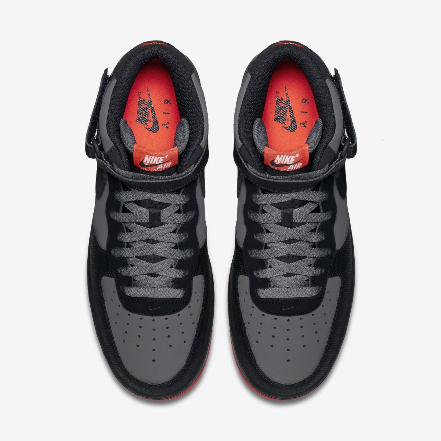 Air Force 1 Mid '07 'Dark Grey Crimson'