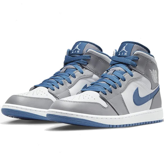 Air Jd 1 Mid Cement True Blue