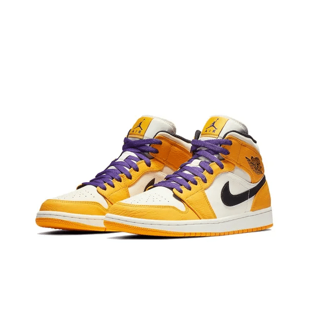 Air Jordan 1 Mid 'Lakers' 852542-700