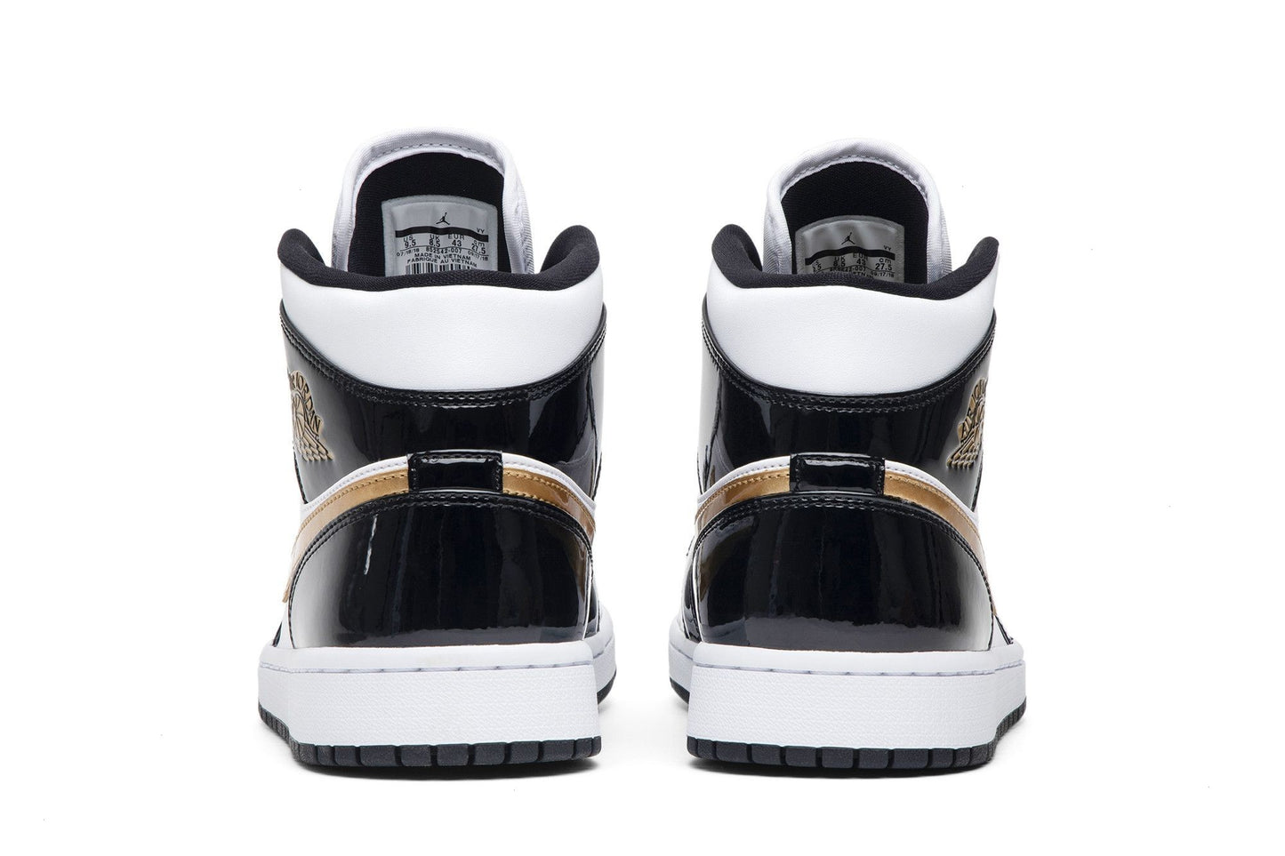 Air Jordan 1 Mid Patent SE 'Black Gold'