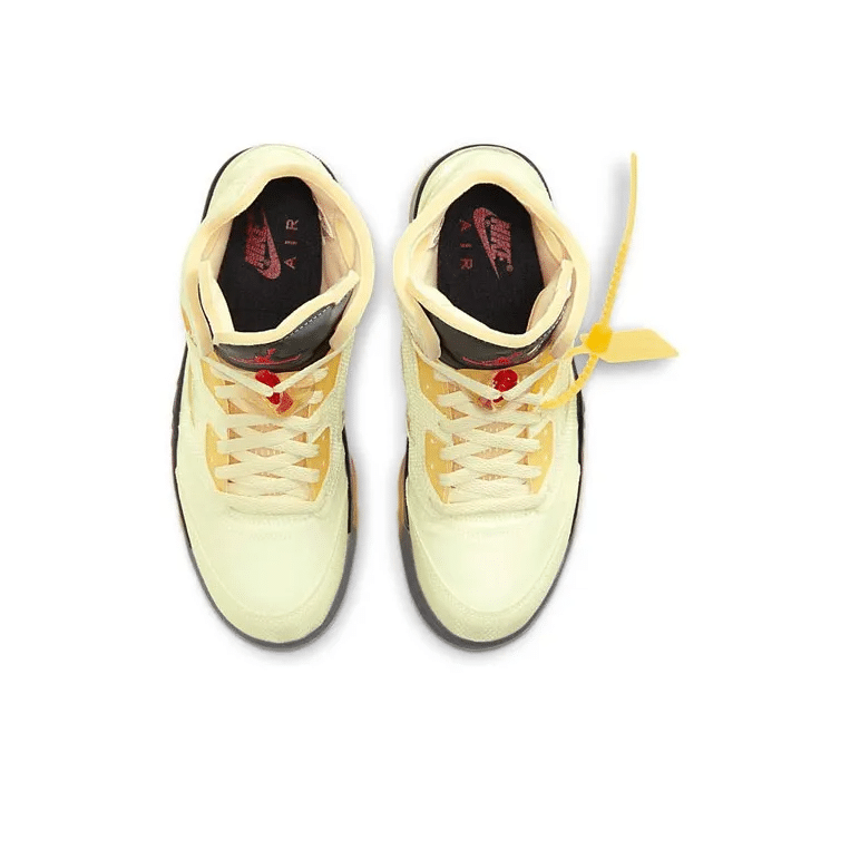 Off-White x Air Jordan 5 Retro SP 'Sail' - DH8565-100