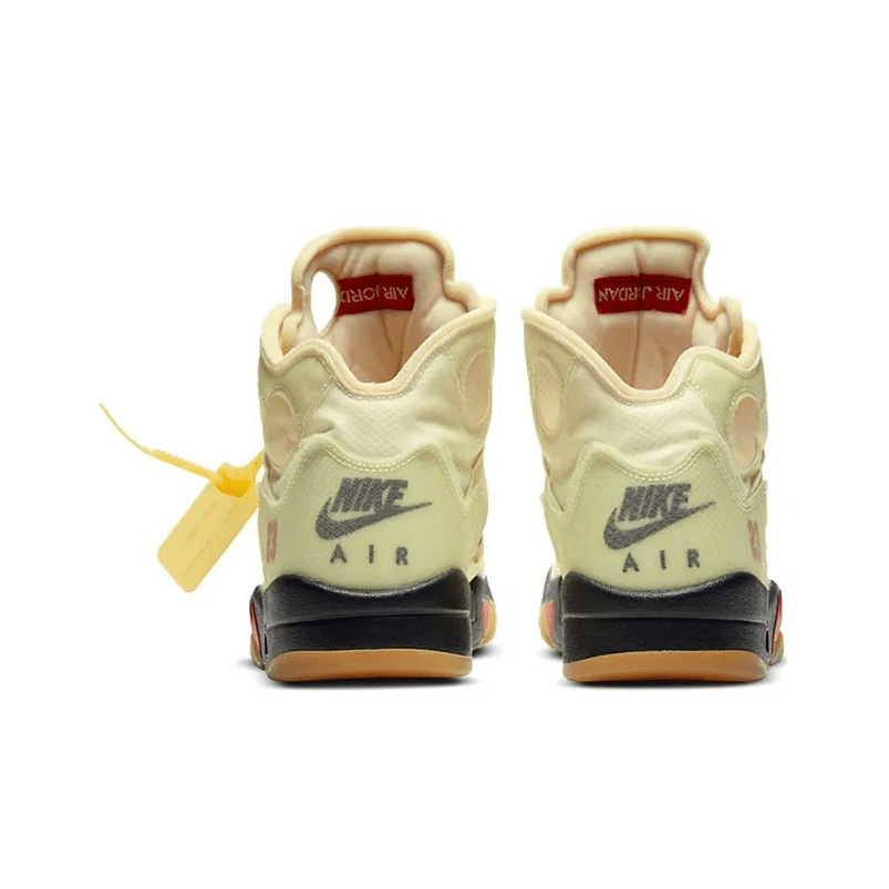 Off-White x Air Jordan 5 Retro SP 'Sail' - DH8565-100