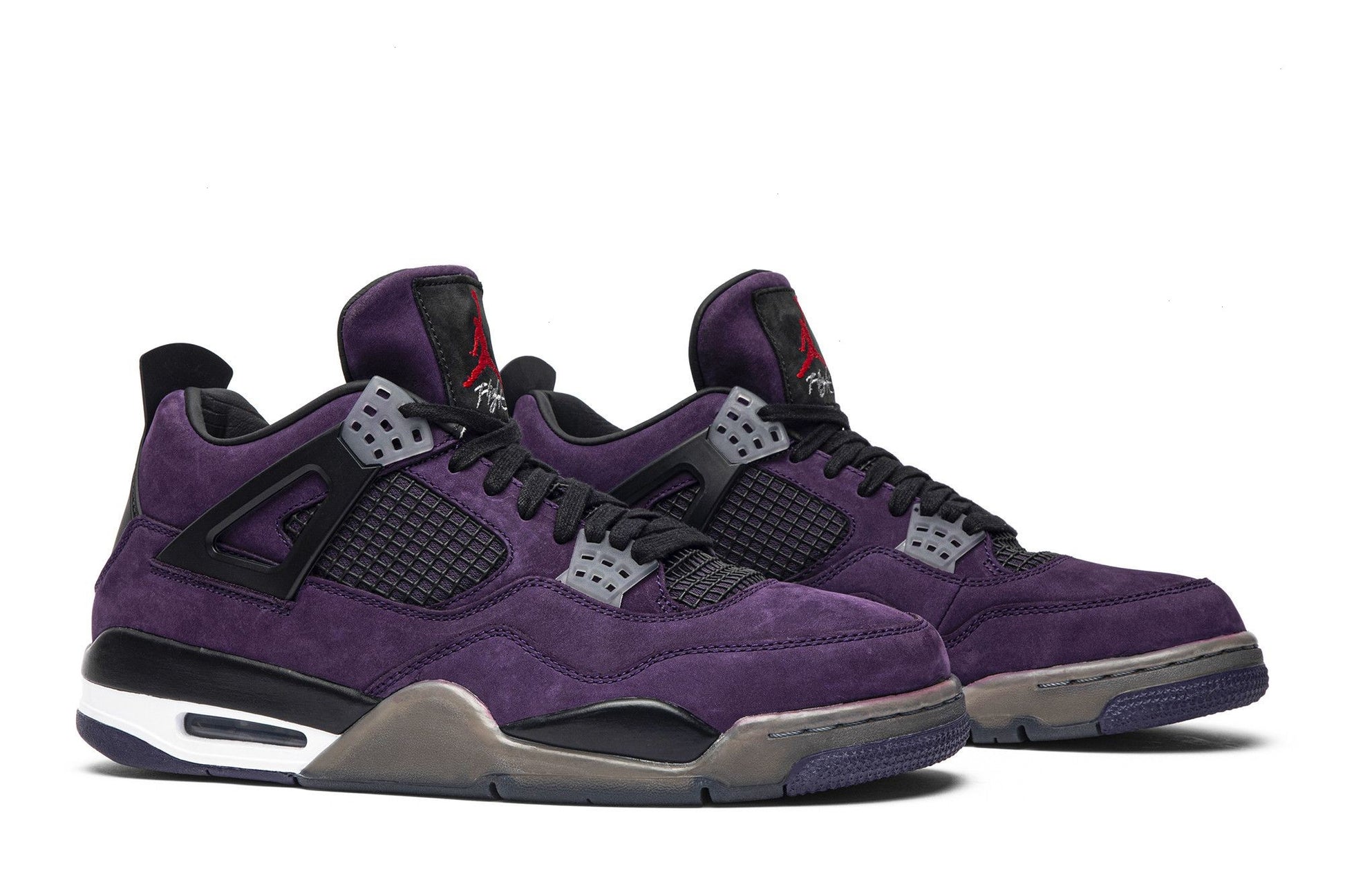 Travis Scott x Air Jordan 4 Retro 'Purple Suede - White Midsole' Friends & Family