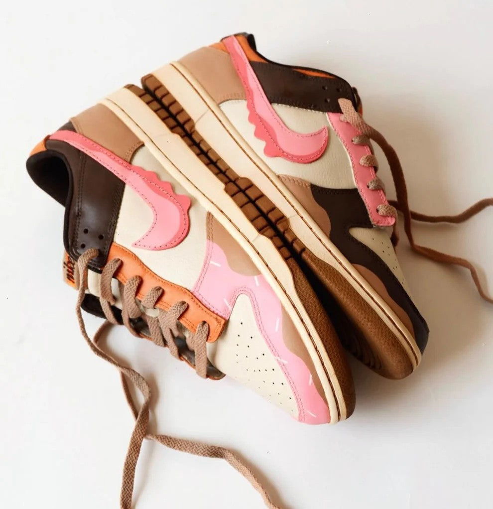 What The Dunkin Donut Dunk Low Sneaker