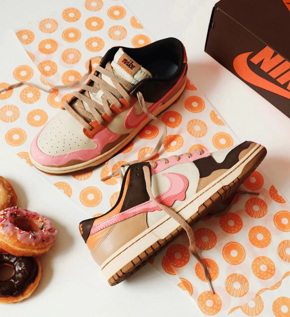 What The Dunkin Donut Dunk Low Sneaker